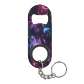 Verlichte Neon Botanische Artistiek Mini Flessenopener (Achterkant)