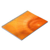 Verlichte oranje werveling notitieboek (Linkerzijde)