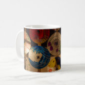 Verlichte Parasols Koffiemok (Voorkant links)