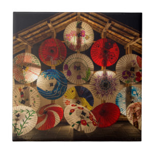 Verlichte Parasols Tegeltje