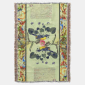 Verlichte reflecties Mint Green Deken (Voorkant Verticaal)