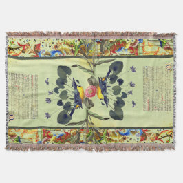 Verlichte reflecties Mint Green Deken