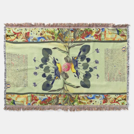 Verlichte reflecties Mint Green Deken (Voorkant)