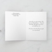 Verlichte roos condoleance wenskaart kaart (Binnen)