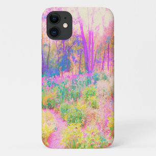 Verlichte Roze en Koraal Tuin Landschap Case-Mate iPhone Case