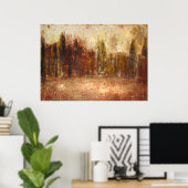 Verlichte stad poster (Thuiskantoor)