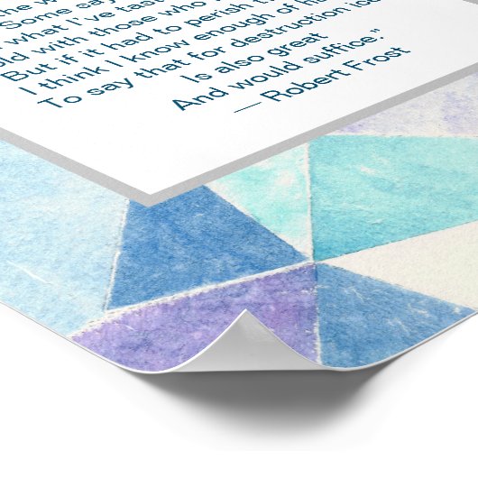 Verlichte winter poster (Hoek)