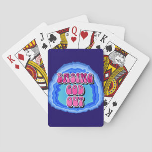Verlichten GOD Uit Geode 12 Stappen AA Herstelsleu Pokerkaarten