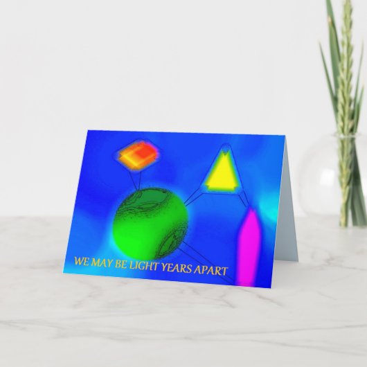 "Verlichtend" 5 x 7 Wenskaart met envelop Kaart (Voorkant)