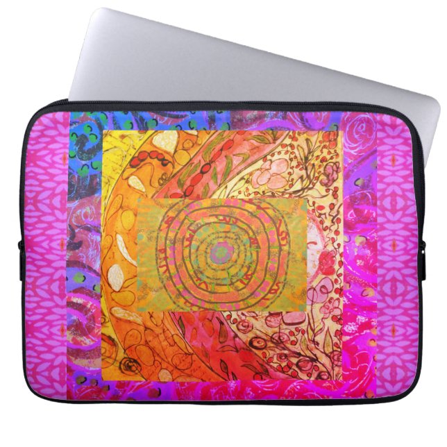 Verlichtend Abstract Laptop Sleeve (Voorkant)