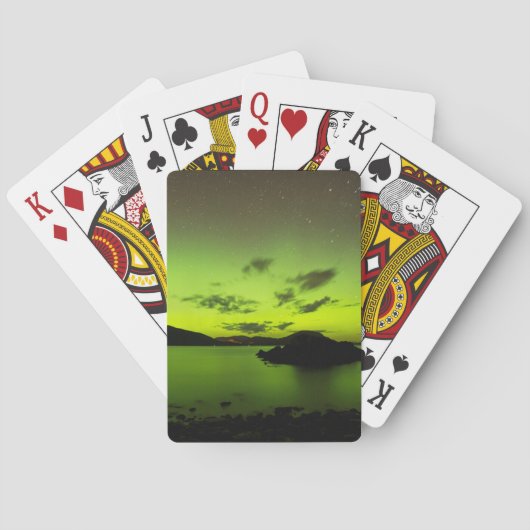 Verlichtende Aurora Pokerkaarten (Achterkant)