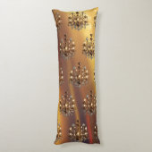 "Verlichtende elegantie" Lichaamskussen (Achterkant (Verticaal))