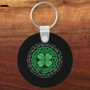 Verlichtende Keltische Knot 4 Leaf Clover St. Patr Sleutelhanger