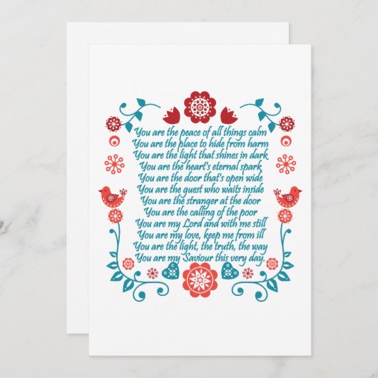 Verlichting 13 kaart (Voorkant / Achterkant)