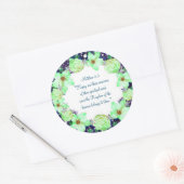 Verlichting aanmoedigen Comfort Hope Ronde Sticker (Envelop)