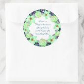 Verlichting aanmoedigen Comfort Hope Ronde Sticker (Tas)