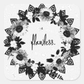 Verlichting aanmoedigen Comfort Hope Vierkante Sticker (Voorkant)