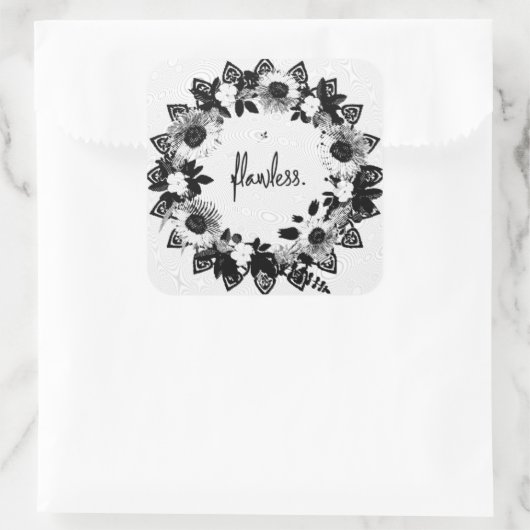 Verlichting aanmoedigen Comfort Hope Vierkante Sticker (Tas)