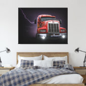 Verlichting Canvas Afdruk (Insitu (Slaapkamer))