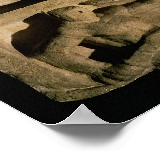 Verlichting die een klein beetje een gepensioneerd poster (Hoek)