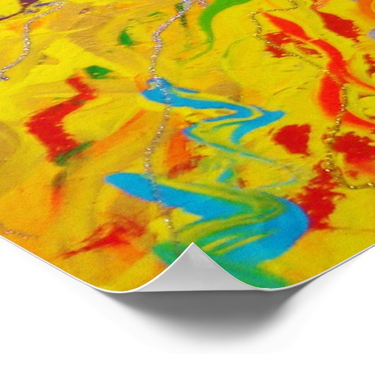 "Verlichting" door autisme kunstenaar van Snoep Wa Poster (Hoek)