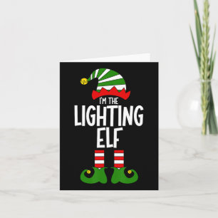 Verlichting Elf Verlichting Designer Xmas Matching Kaart