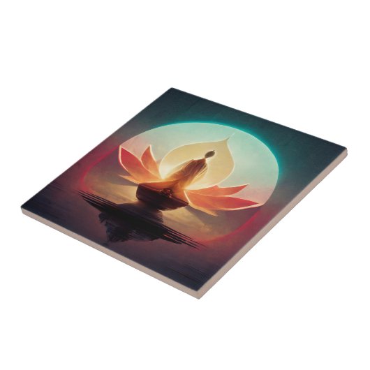 Verlichting en binnenste vredesbemiddeling tegeltje (Zijkant)