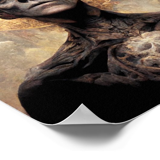 Verlichting Fantasy Sci-Fi Art Poster (Hoek)