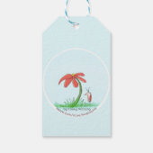 Verlichting het omhoog cadeaulabel (Achterkant)