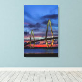 Verlichting het omhoog canvas afdruk (Insitu (Houten vloer))