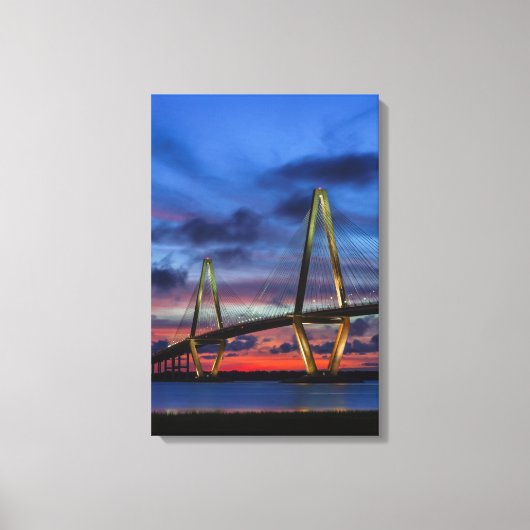 Verlichting het omhoog canvas afdruk (Voorkant)