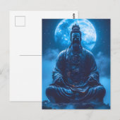 Verlichting in Blauw Briefkaart (Voorkant / Achterkant)