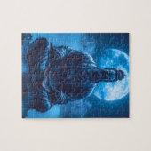 Verlichting in Blauw Legpuzzel (Horizontaal)