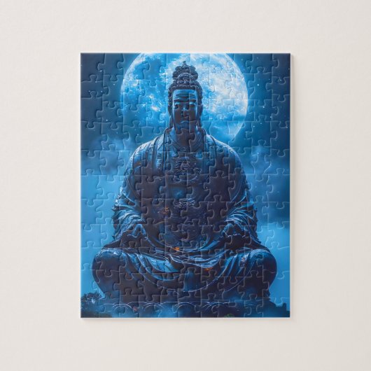 Verlichting in Blauw Legpuzzel (Verticaal)
