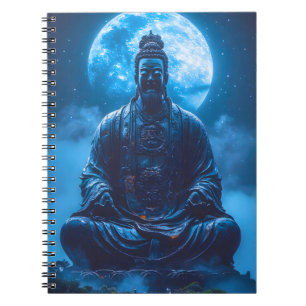 Verlichting in Blauw Notitieboek