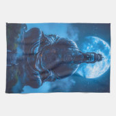 Verlichting in Blauw Theedoek (Horizontaal)