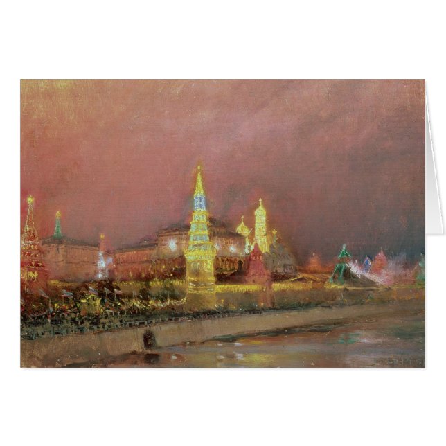 Verlichting in het Kremlin, 1896 (Voorkant Horizontaal)