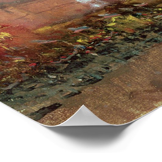 Verlichting in het Kremlin, 1896 Poster (Hoek)