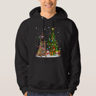 Verlichting Kerstboom Santa Belgische Malinois Hon Hoodie