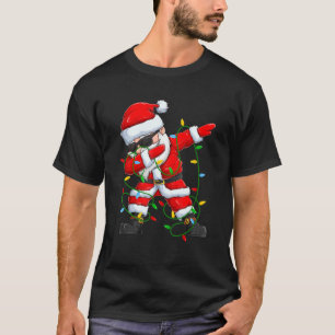 Verlichting kerstkerstkerstfeestjes in San Dabbing T-shirt