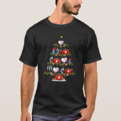 Verlichting kerstkerstkerstmis met zuster Lover T-shirt (Voorkant)