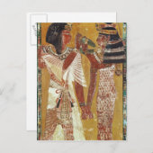 Verlichting met de plaatsing van de godin Hathor Briefkaart (Voorkant / Achterkant)