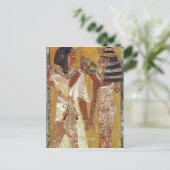 Verlichting met de plaatsing van de godin Hathor Briefkaart (Staand voorkant)