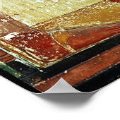 Verlichting met de plaatsing van de godin Hathor Poster (Hoek)