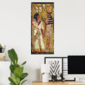 Verlichting met de plaatsing van de godin Hathor Poster (Thuiskantoor)