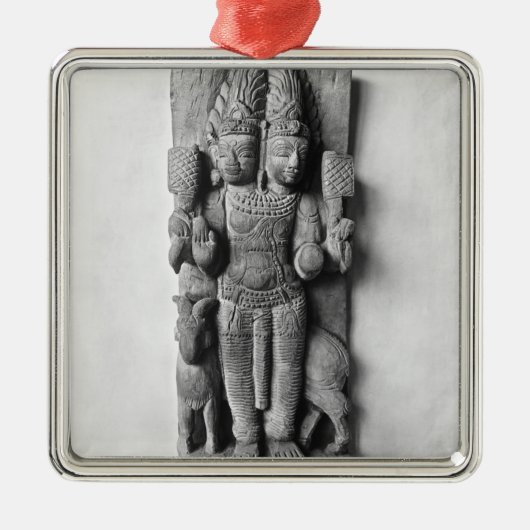 Verlichting met een dubbelzijdig afbeelding van Ag Metalen Ornament (Voorkant)