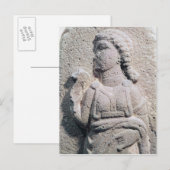 Verlichting met een Hittevrouw in Briefkaart (Voorkant / Achterkant)