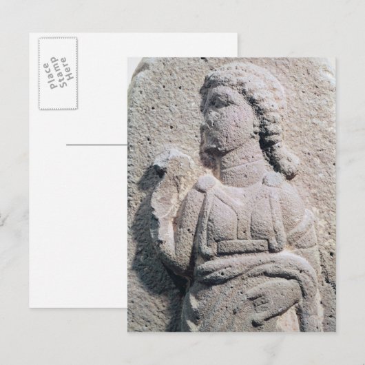 Verlichting met een Hittevrouw in Briefkaart (Voorkant / Achterkant)