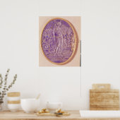 Verlichting met een legory van Muziek Poster (Keuken)