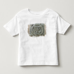 Verlichting met een menorah kinder shirts